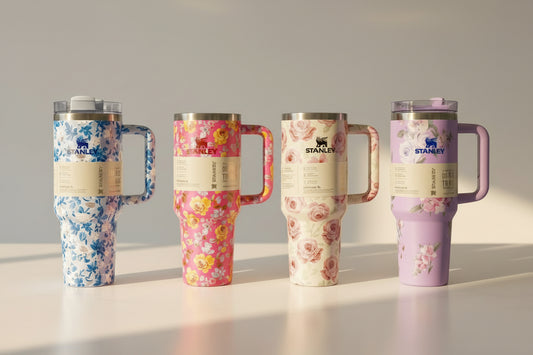 Printed new gold tumblers