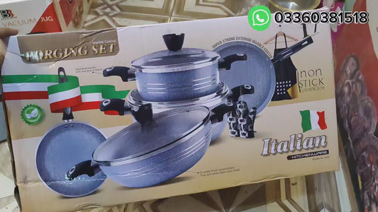 17 pcs nonstick set