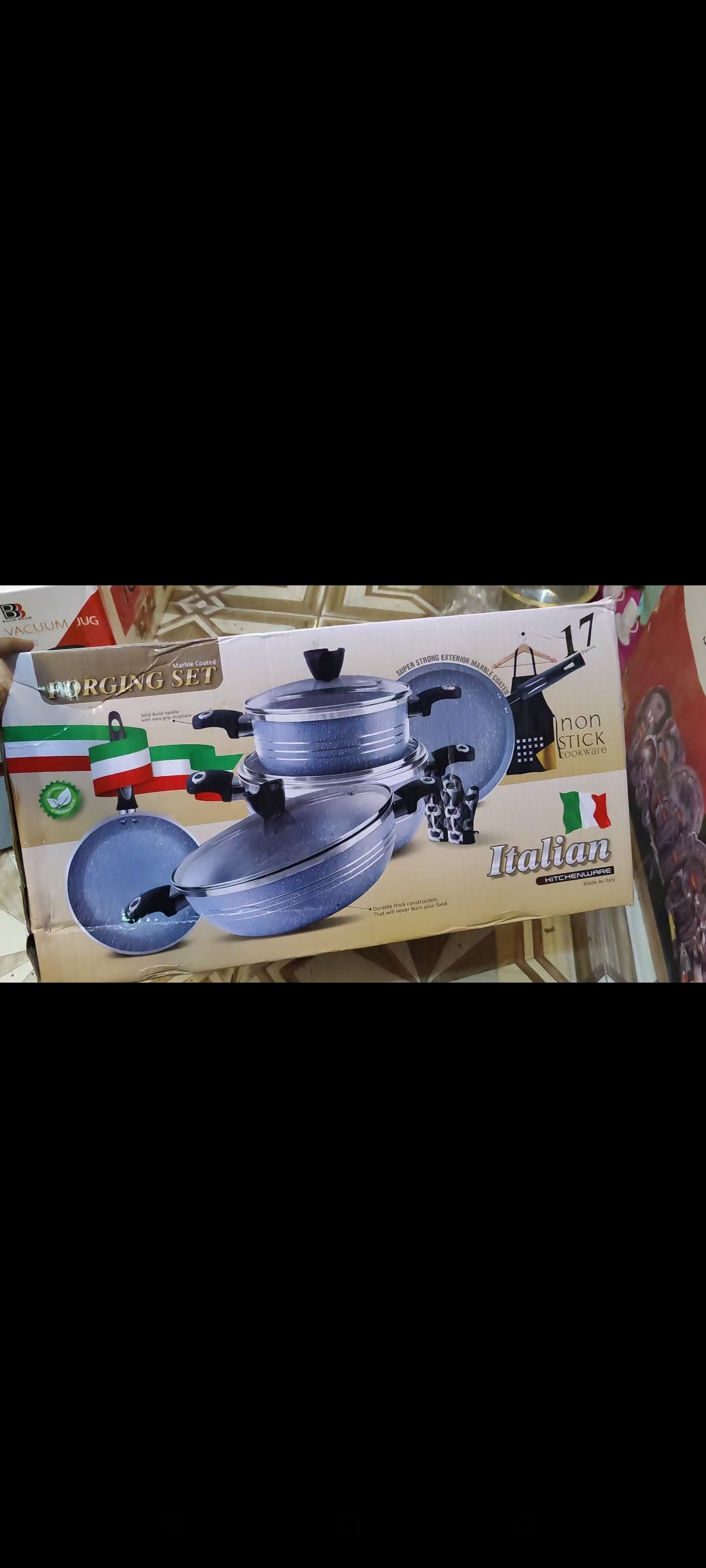 17 pcs nonstick set